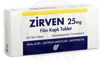 Zırven 25 Mg Film Tablet